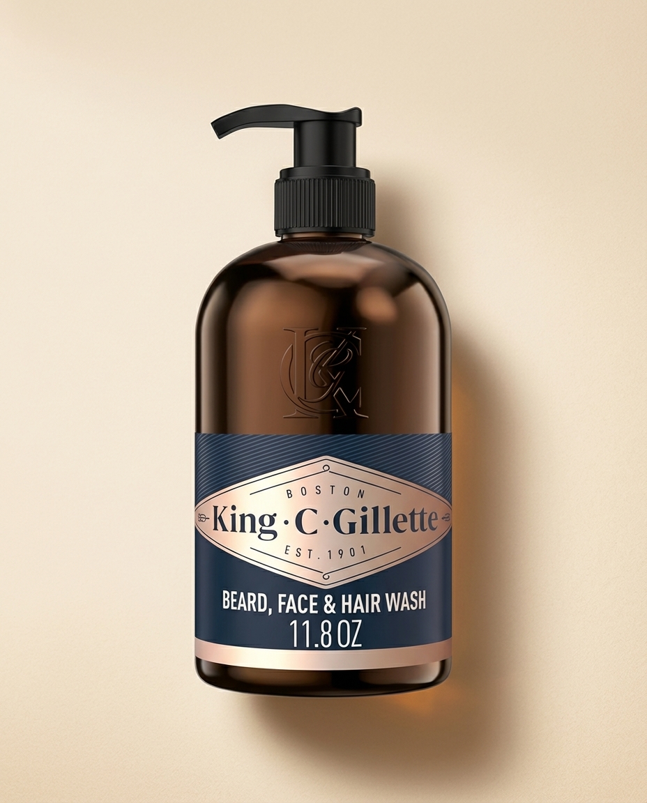 King C. Gillette Beard Wash